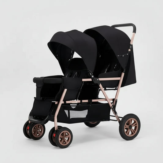 Poussette_canne_double_compacte_noire