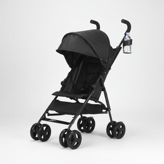 Poussette canne ultra compacte noire