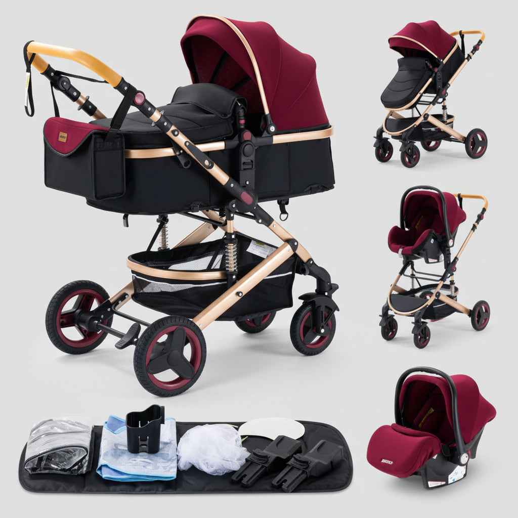 Poussette_compacte_3_en_1_bordeau