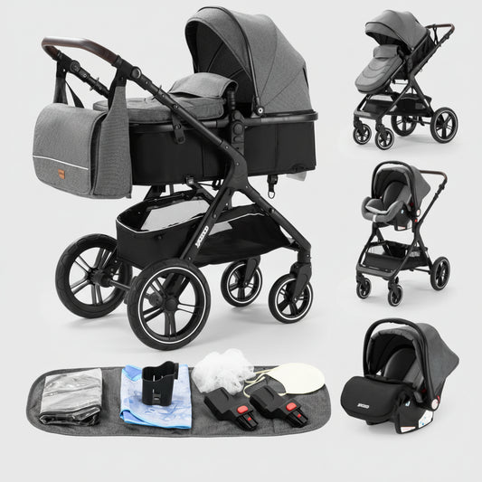 Poussette_compacte_3_en_1_grise